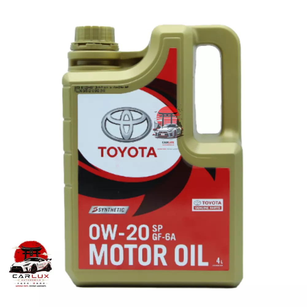 7-6a78aa84be6d7 Toyota OEM 0W-20 Full Synthetic Engine Oil 4L - Image 1
