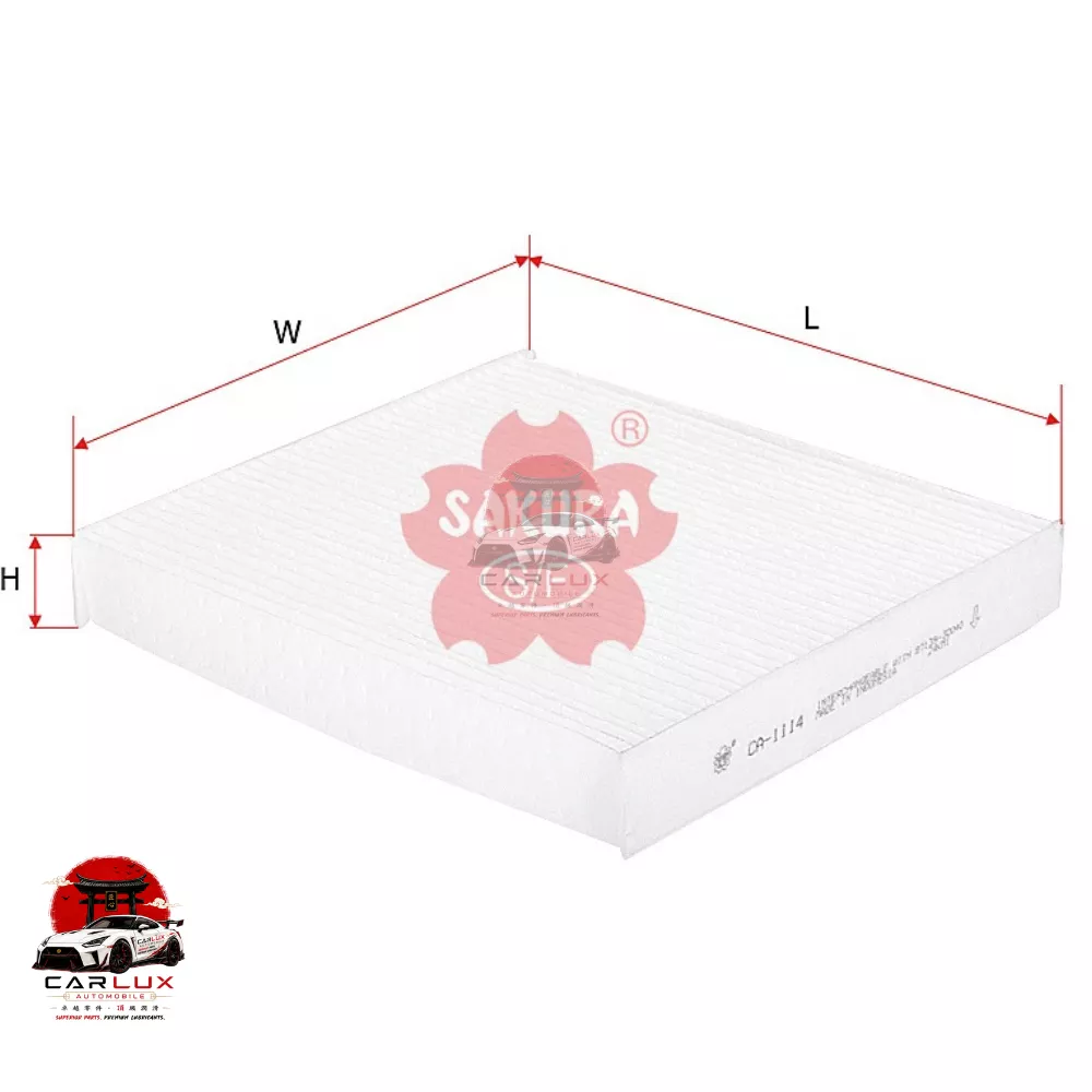 sakura-ca-1114-6a81b7b9288c6 Sakura Cabin Air Filter CA-1114 /OEM87139-30040 - Image 1