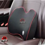 W-Shape Car Lumbar Memory Foam Back Pillow