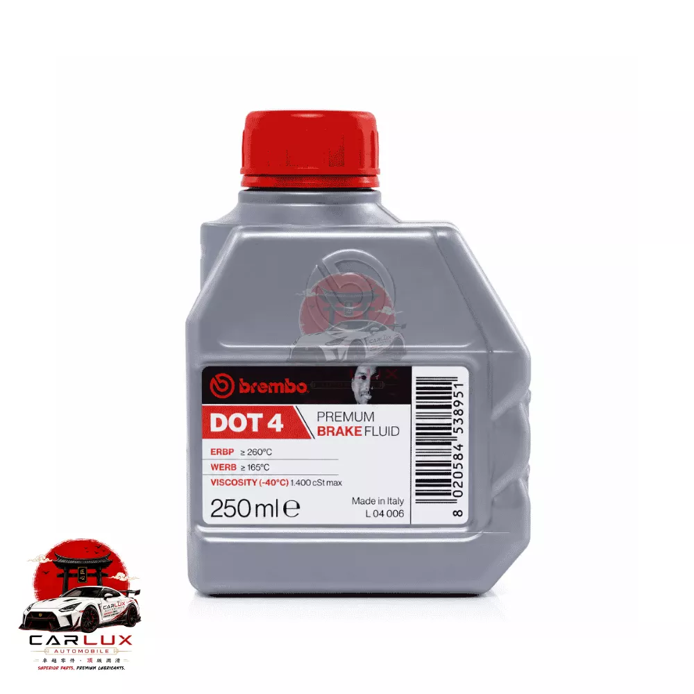 21-6aa62b8117fc3 BREMBO Premium DOT 4 Brake Fluid 250ML - Image 1