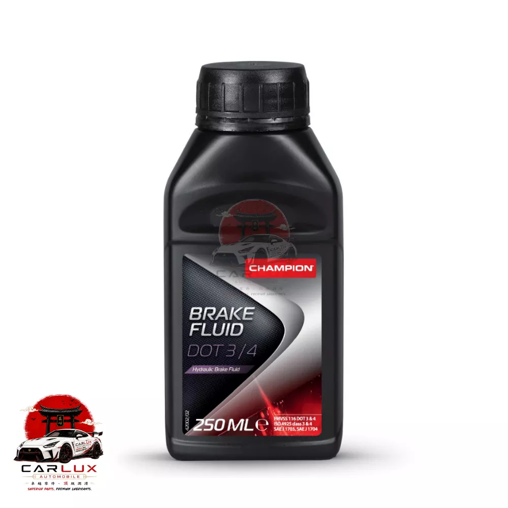 25-6aa62b830f787 CHAMPION DOT 3/4 Brake Fluid 250ML - Image 1