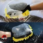 Car Double-Faced Washing Gloves Mitts