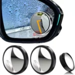 Frameless Round Blind Spot Mirror 2Pcs