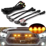 LED Front Grill Running Lights For Car Style 4Pcs