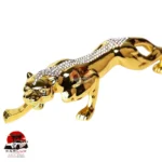 Big Jaguar Stone Car Dashboard Showpiece