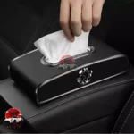 Car Tissue Box with Clock