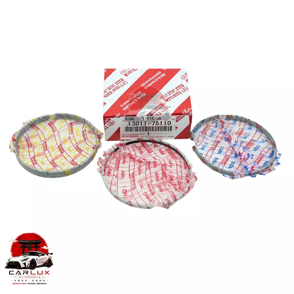 10-6ac4700c98e1f Genuine Toyota 13011-75110 Piston Ring Set STD 2TR-FE - Image 1